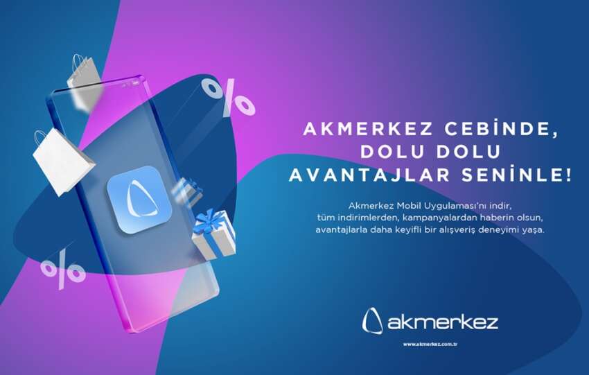Akmerkez yenilikci mobil uygulamasini kullanicilariyla bulusturdu