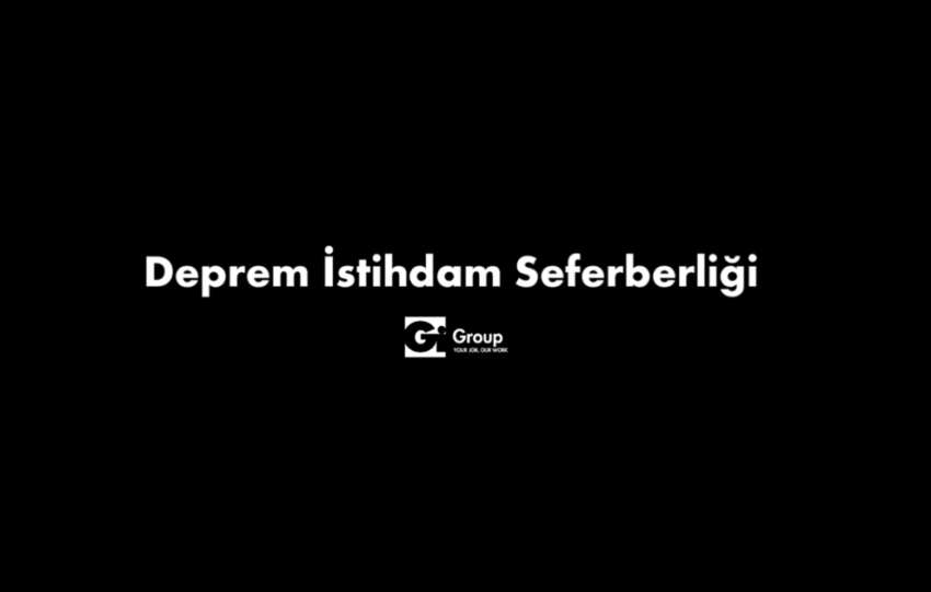 Gi Grouptan deprem istihdam seferberligi projesine destek