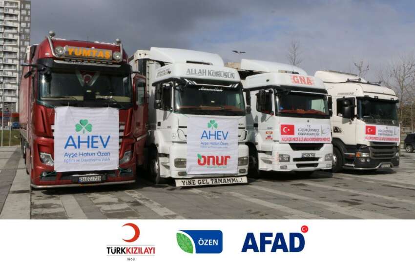 Onur Market depremzedelere destek vermeye devam ediyor