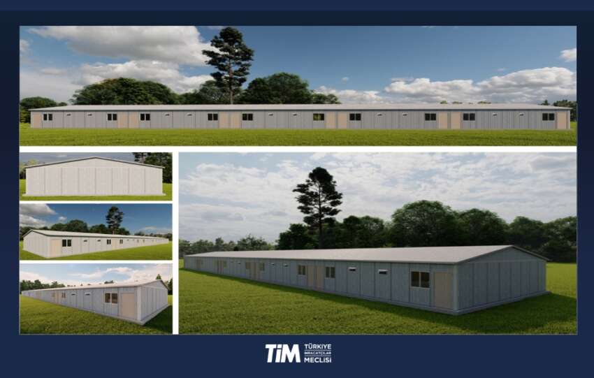 TIM depremzedeler icin 4 ilde ilk etapta1000 konteyner ve prefabrik konut insa edecek