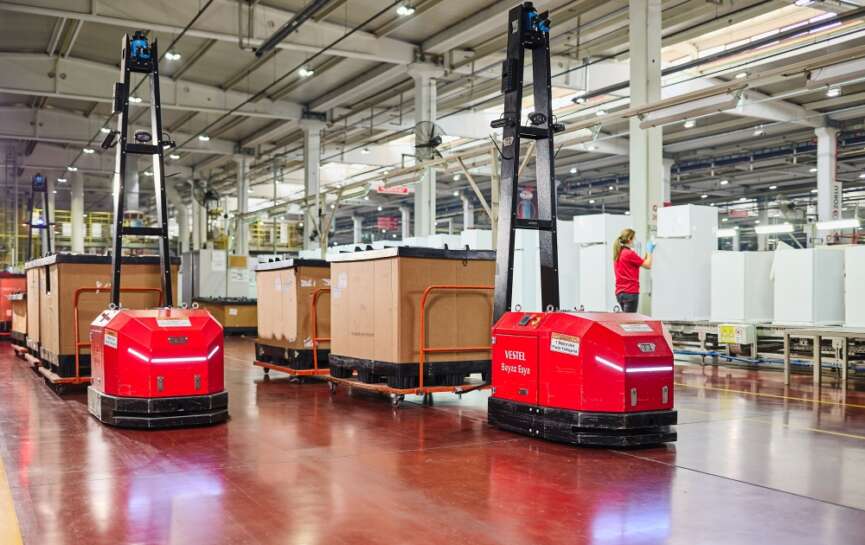 Vestel Cityde Endustri 4.0 Forklift Takip Sistemi devreye girdi