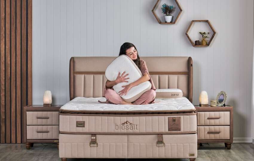 Biosalt Yastik kaya tuzu terapisini yataginiza tasiyor