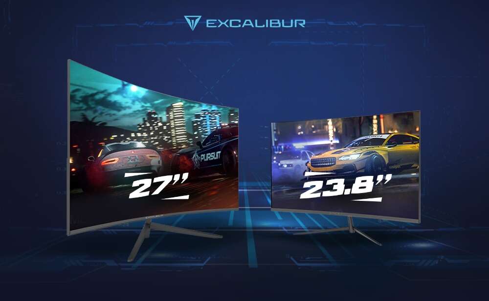Excalibur monitorlerle oyunlar daha keyifli calismak daha verimli