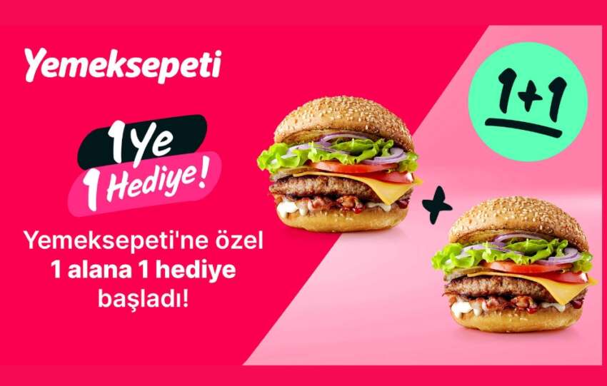 Yemeksepetinin beklenen 1 Ye 1 Hediye kampanyasi basladi
