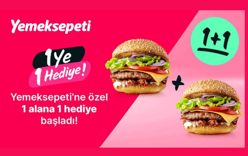 Yemeksepetinin beklenen 1 Ye 1 Hediye kampanyasi basladi