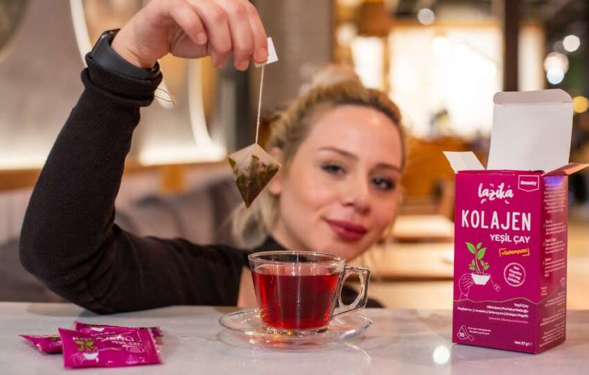 Cayda inovasyon donemi Kolajenli Prebiyotikli Yesil Caylarla tanisin