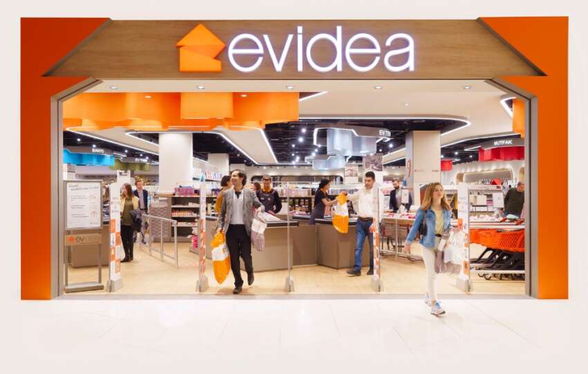 Evidea Mersine magaza aciyor