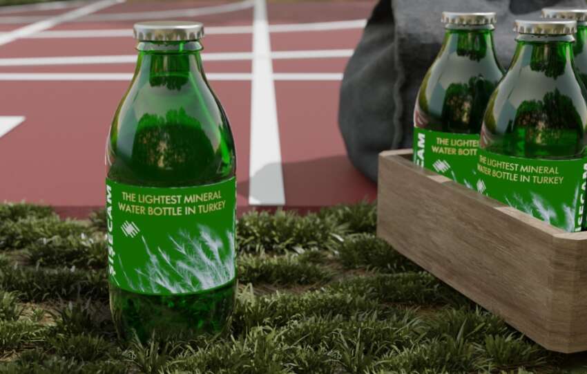 Sisecamin urettigi Turkiyenin en hafif maden suyu sisesine Cevre odulu