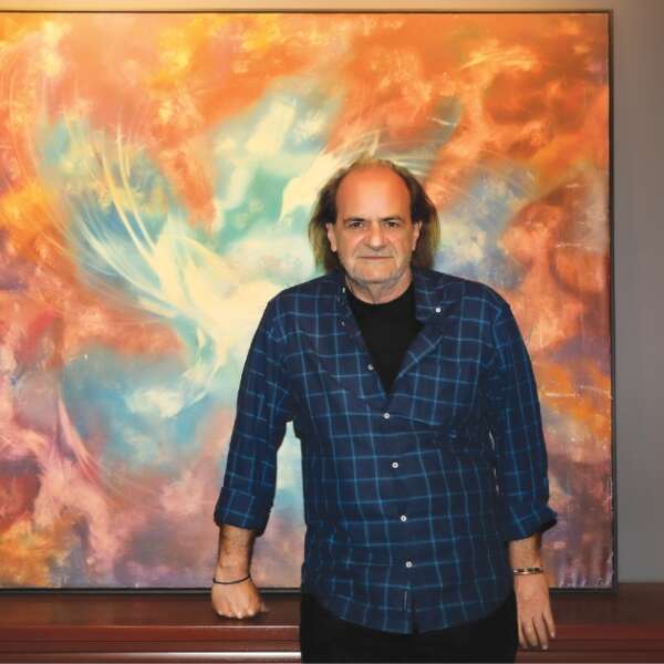 Erkmen Onbulak 4 Spyros Georgas canlı resim performansı ile Bilkent Center’da