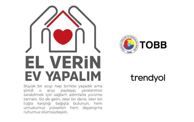 TOBB El Verin Ev Yapalim kampanyasi dijital destek kartlari Trendyolda