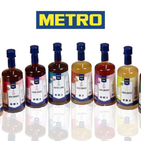 Metro Chef meyve sirkeleri salata ve zeytinyağlılara tat katıyor