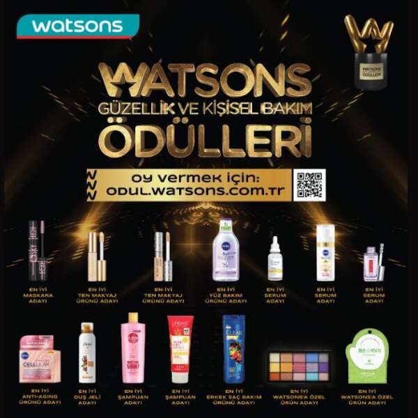 9. Watsons Güzellik ve Kişisel Bakım Ödülleri için oylamalar devam ediyor