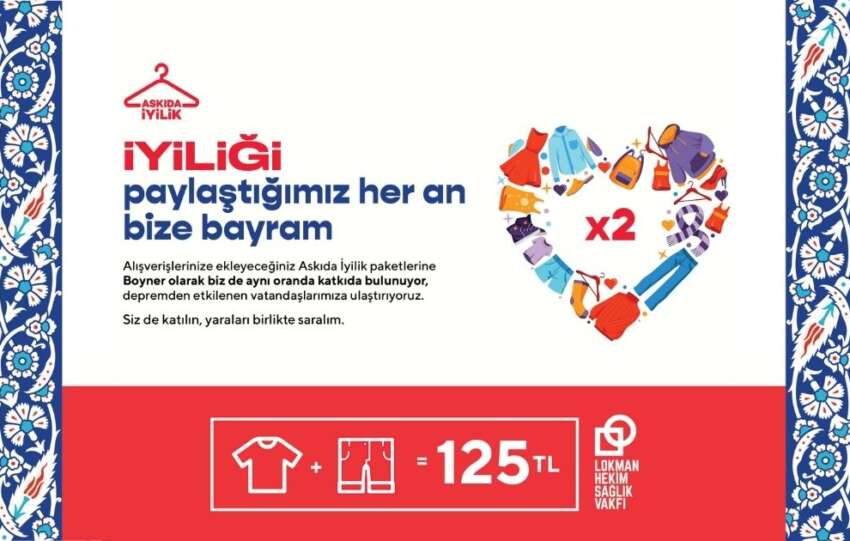 Boyner Bayram sevinci iyilikle cogaliyor