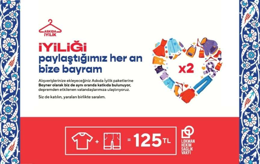 Boyner Bayram sevinci iyilikle cogaliyor