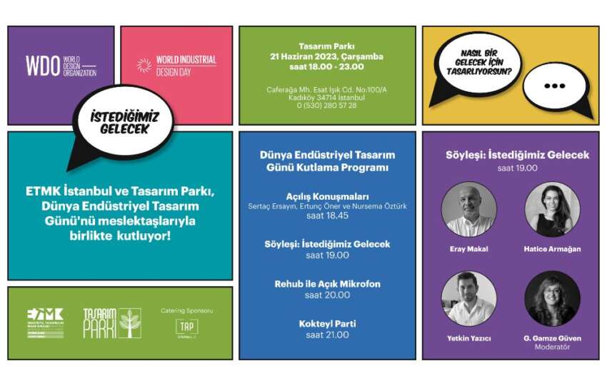 Dunya Endustriyel Tasarimcilar Gunu Tasarim Parkinda kutlanacak