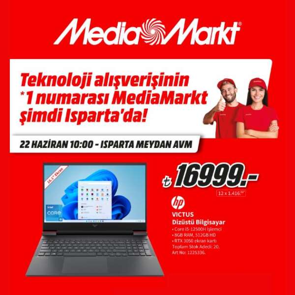 MediaMarkt Isparta’da mağaza açıyor