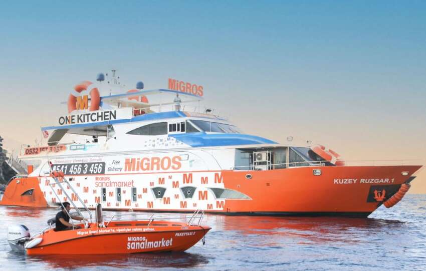 Migros deniz market yeni hizmetleriyle yeniden denize acildi
