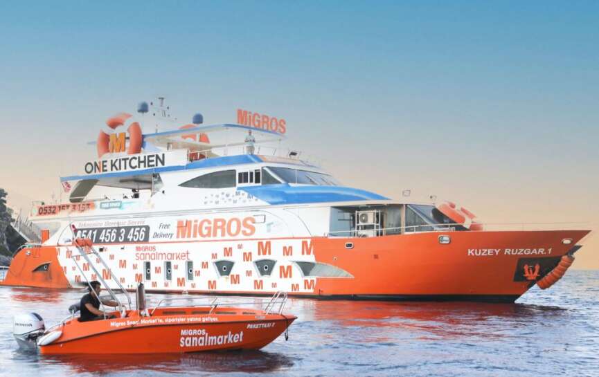 Migros deniz market yeni hizmetleriyle yeniden denize acildi