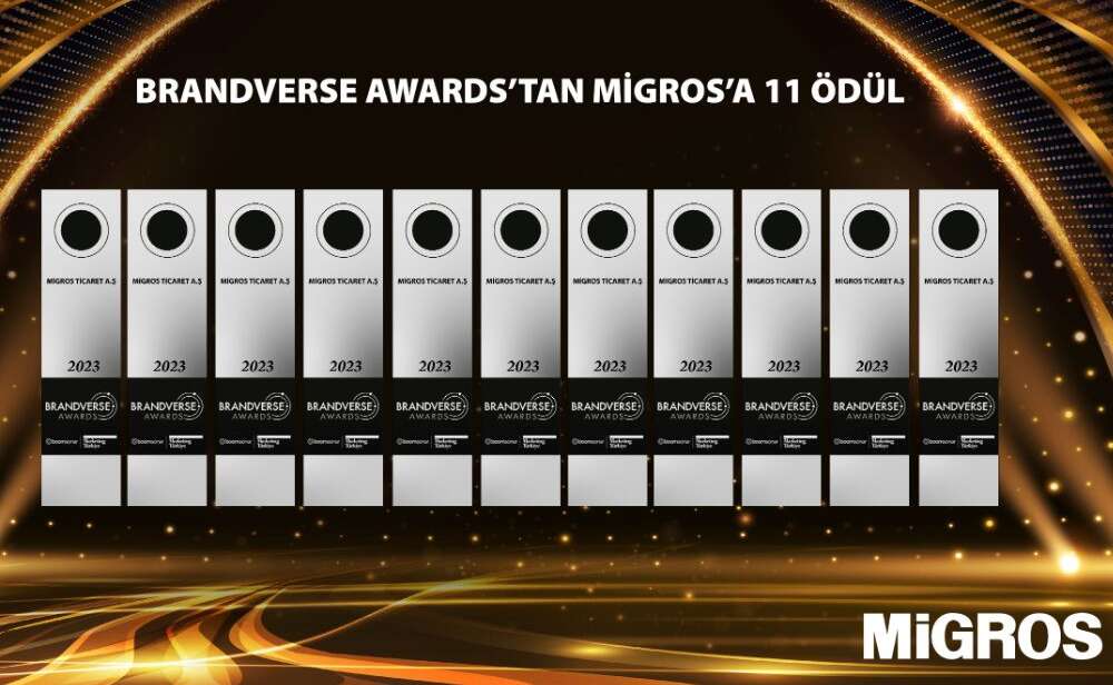 Migrosa Brandverse Awardsten 11 odul