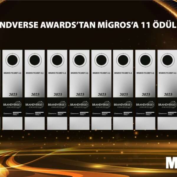 Migros’a Brandverse Awards’ten 11 ödül