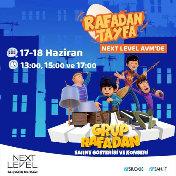 Minikler tatil sevincini Next Level AVM’de rafadan tayfa ile yaşayacak