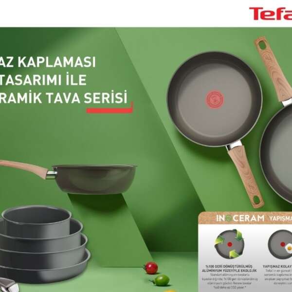 Tefal’den yeni seramik kaplama tava serisi: (RE)NEW