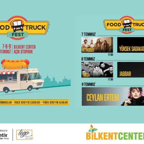 İlker Özçetin 2 Ceylan Ertem sahne performansıyla unutulmaz bir gün yaşamak için Food Truck Fest’e katılın!