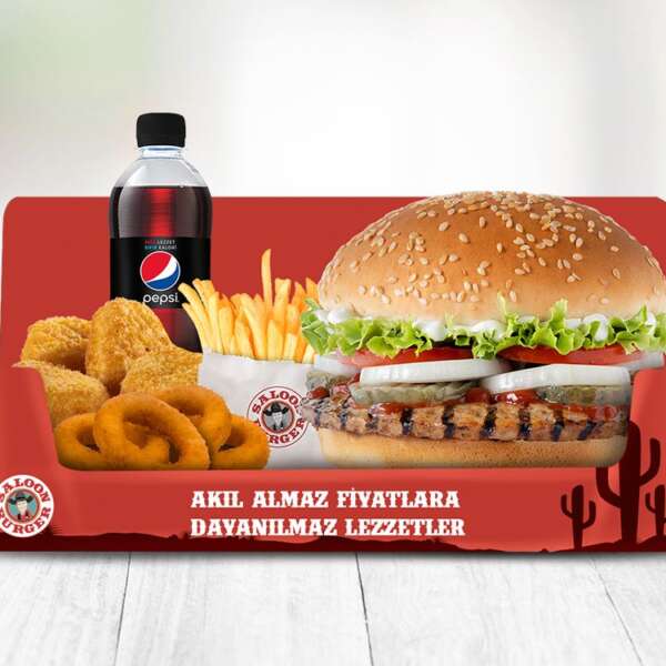 Saloon Burger’den akıl almaz fiyatlara dayanılmaz lezzetler