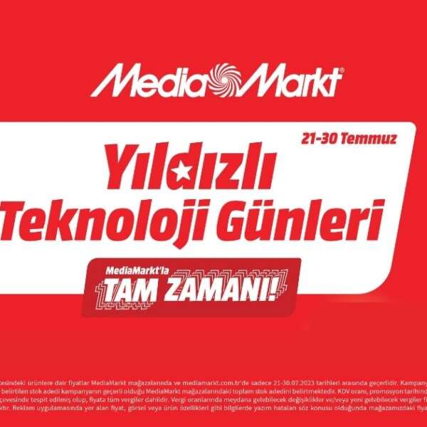 MediaMarkt yıldızlı teknoloji günleri kampanyasını başlattı