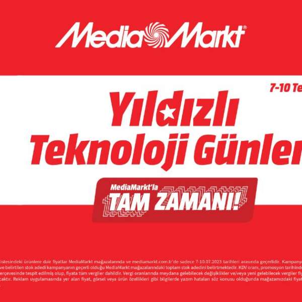 MediaMarkt yıldızlı teknoloji günleri kampanyasını başlattı