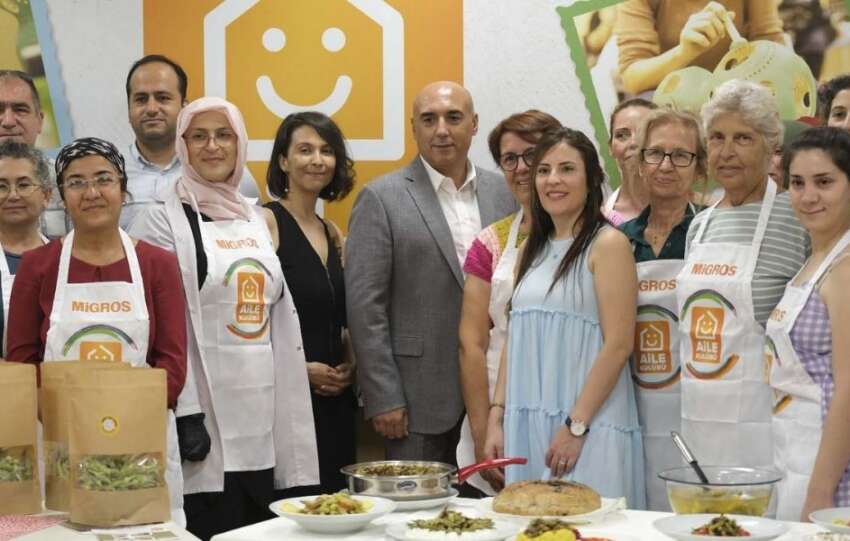 Migros cografi isaretli kinali bamya icin mutfak atolyesi duzenledi