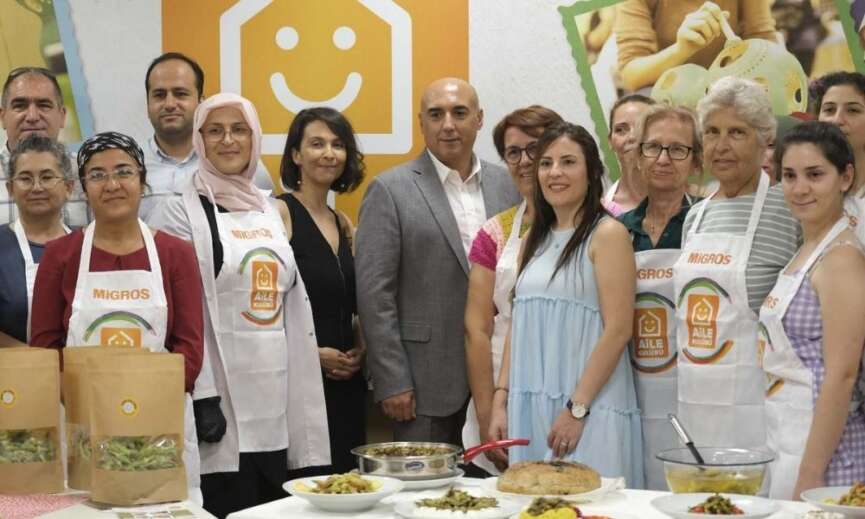 Migros cografi isaretli kinali bamya icin mutfak atolyesi duzenledi