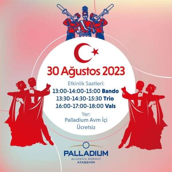 İlker Özçetin 12 30 Ağustos’un coşkusu Palladium AVM’de yaşanacak