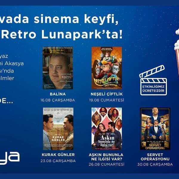 Akasya Açık Hava Sineması için geri sayım başladı
