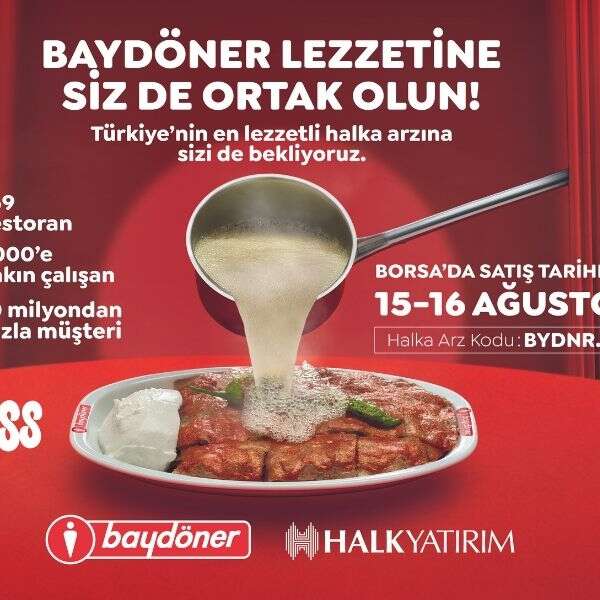 Baydöner halka arz ediliyor