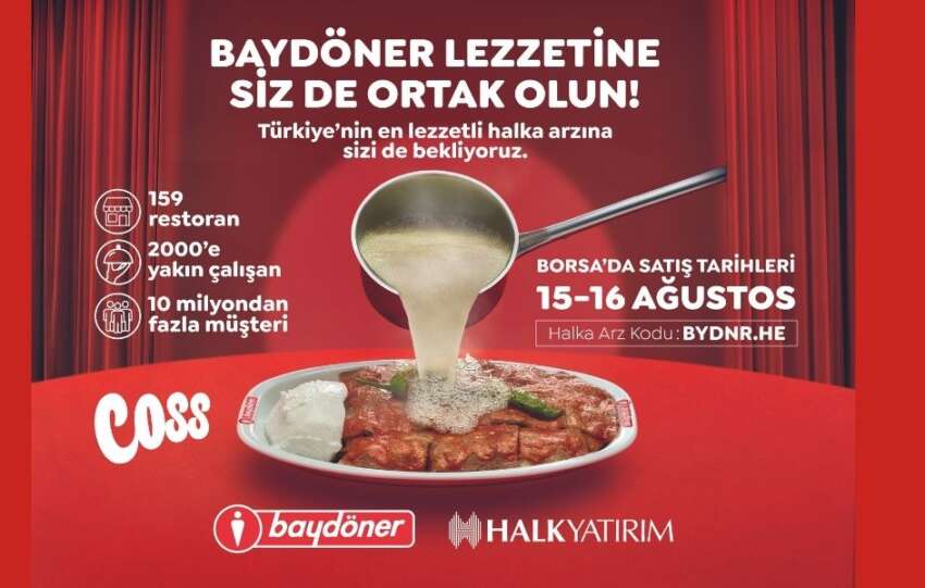 Baydoner halka arz ediliyor