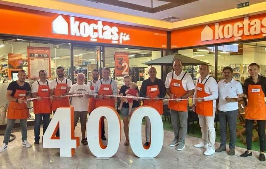 Koctas 400. magazasini hizmete acti