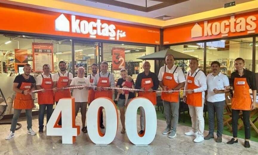 Koctas 400. magazasini hizmete acti