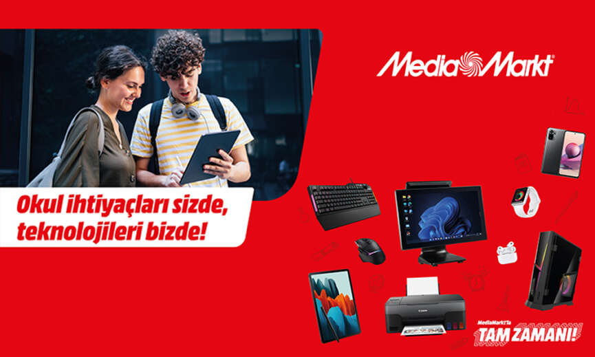 MediaMarkt ogrenciler icin ‘Okula Donus kampanyasini baslatti