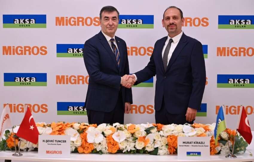 Migros ve Aksa Elektrikten gunes enerjisi yatirimi