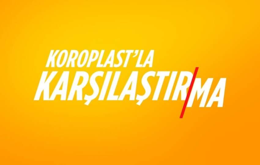 Siradan cop torbalarini Koroplastla karsilastirma