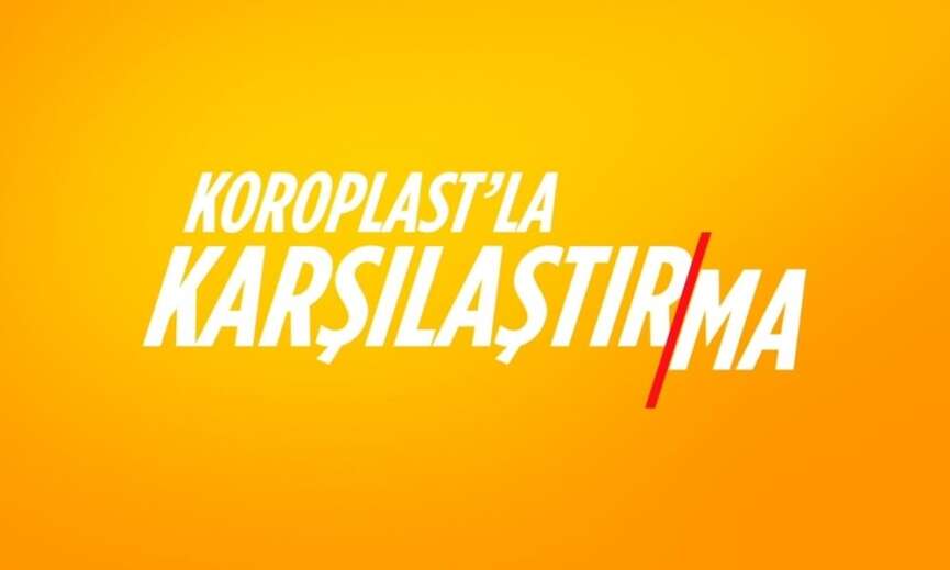 Siradan cop torbalarini Koroplastla karsilastirma