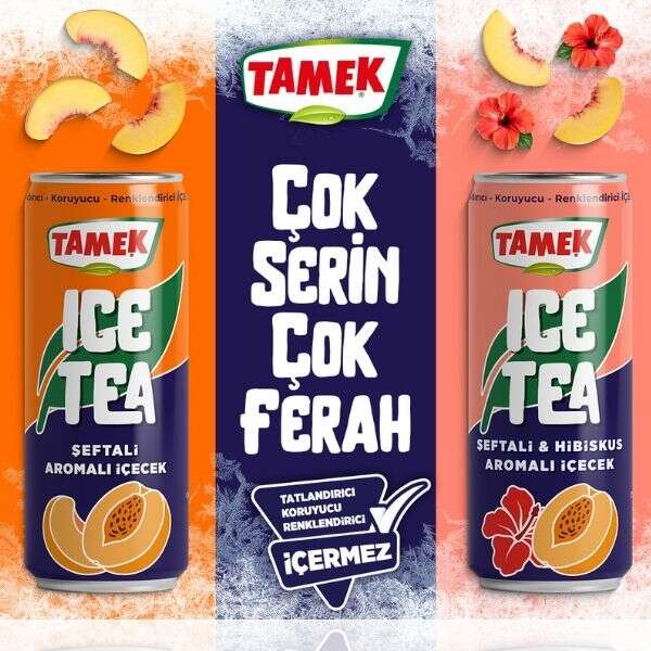 Tamek’ten farklı lezzet seçenekleri ile yepyeni bir soğuk çay deneyimi