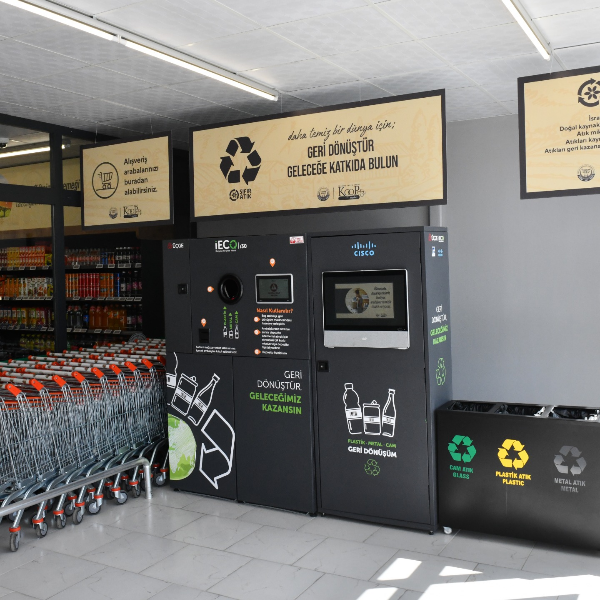 Halil İbrahim Zeytin 6 Tarım Kredi Akıllı Market açıldı