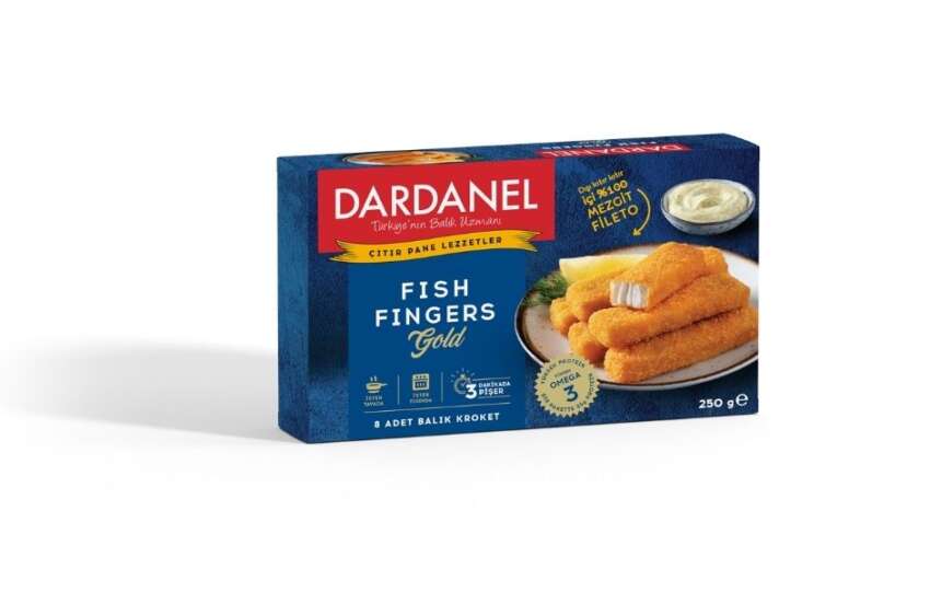 Cocuklara parmaklarini yediren citir lezzet Dardanel Fish Fingers