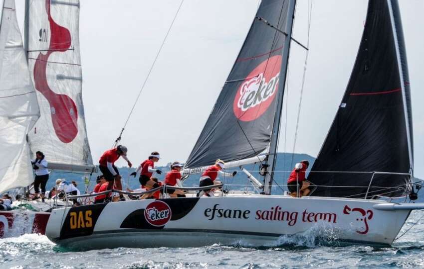 Eker Sailing Team 8. Deniz Kizi Uluslararasi Yelken Kupasinda birinci oldu