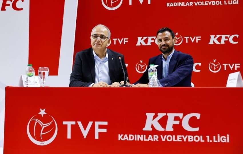 KFC Turkiye Kadinlar Voleybol 1. Liginin Ana Sponsoru oldu
