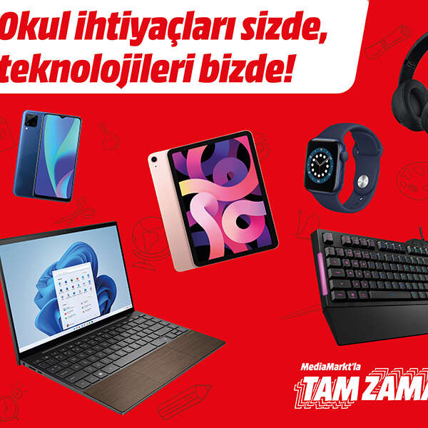 İlkay Keskin 12 MediaMarkt ‘Okula Dönüş’ için başlattığı kampanyaya ihtiyaca göre çeşitli ürünler ekliyor