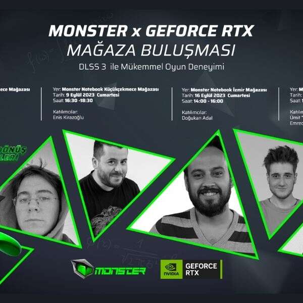 İlkay Keskin 5 Monster x GeForce RTX mağaza buluşmaları başlıyor