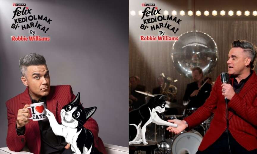 Purina ile Robbie Williams Kedi Olmak Bi Harika diyor